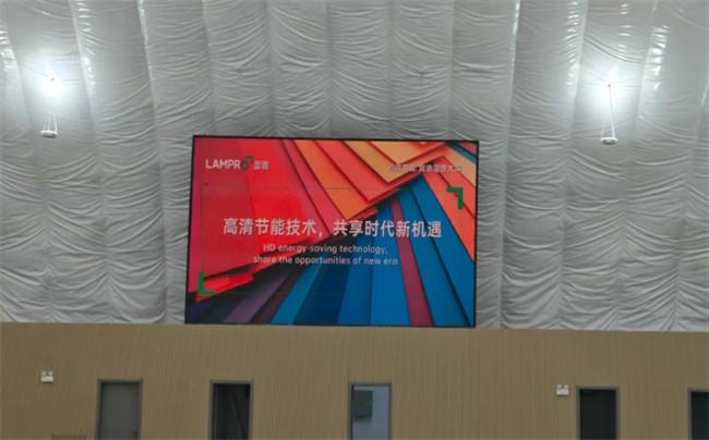 某单位气膜馆P1.5显示屏交付